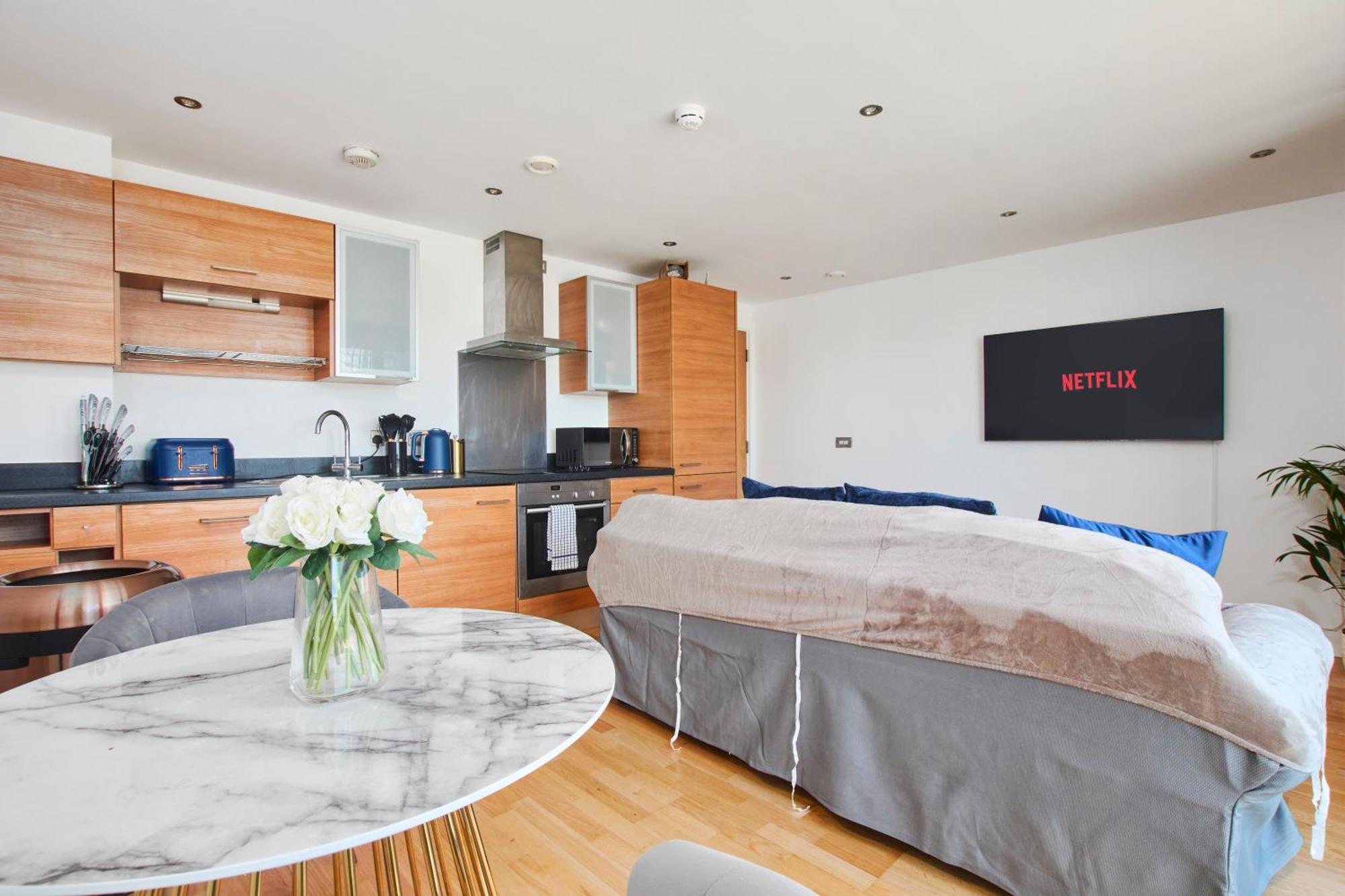 King Deluxe City Apt Large Balcony& Free Parking! Leeds (West Yorkshire) Quarto foto