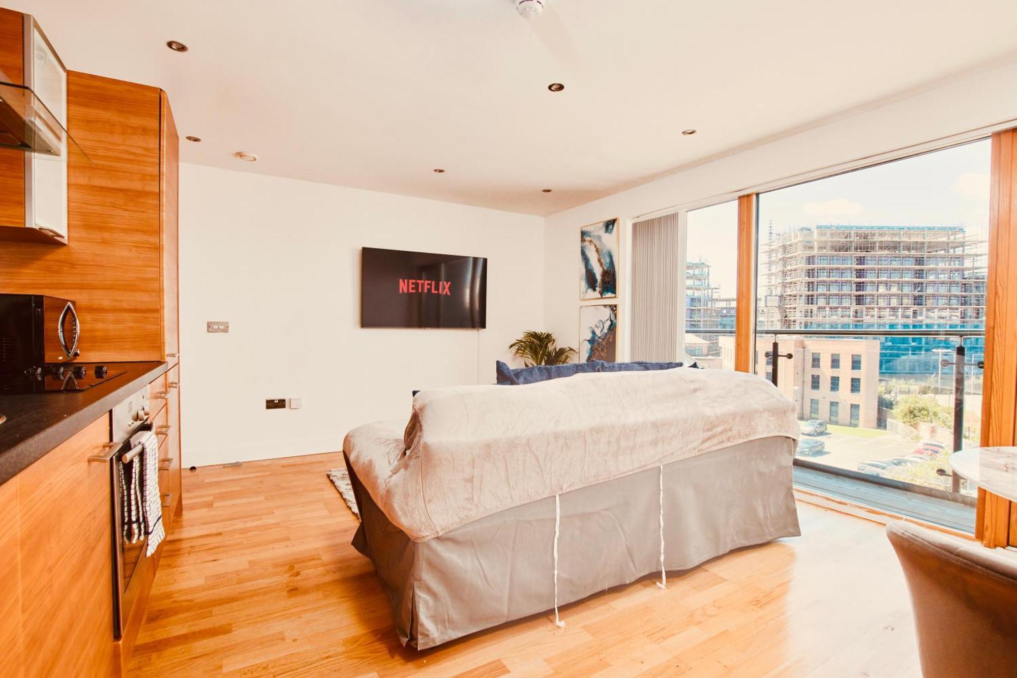 King Deluxe City Apt Large Balcony& Free Parking! Leeds (West Yorkshire) Quarto foto